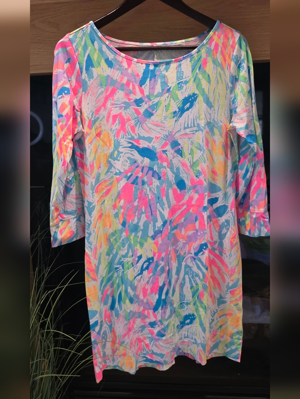 NWOT Marlowe Dress in Sparkling Sands 🌴 💕 🧡 💛 💚 🩵 💜 Size Medium